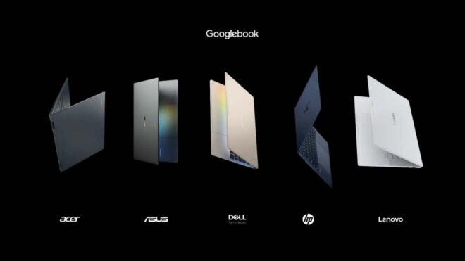Googlebook OS işletim sistemli ilk Googlebook modelleri resmi olarak duyuruldu