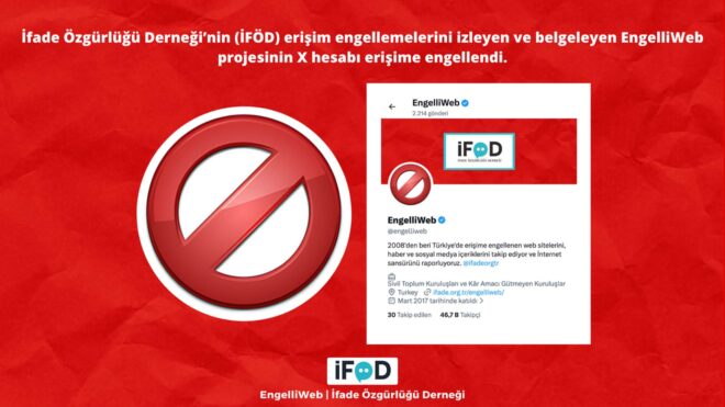 Türkiye'deki erişim engellerini paylaşan EngelliWeb'in X hesabına erişim engeli getirildi